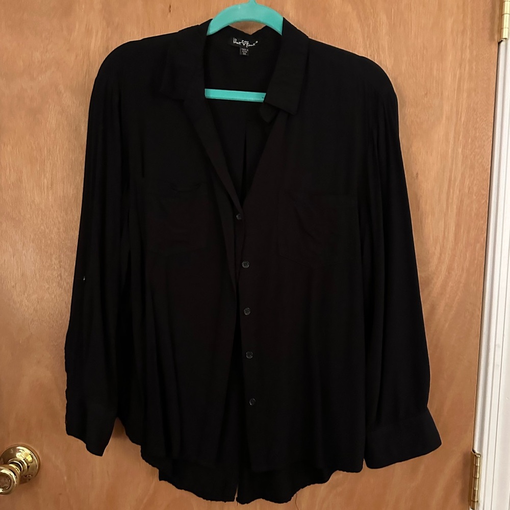 Women’s Button Down Blouse, Size 1X